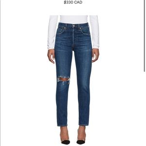 NWT Citizens of Humanity Blue Liya Highrise